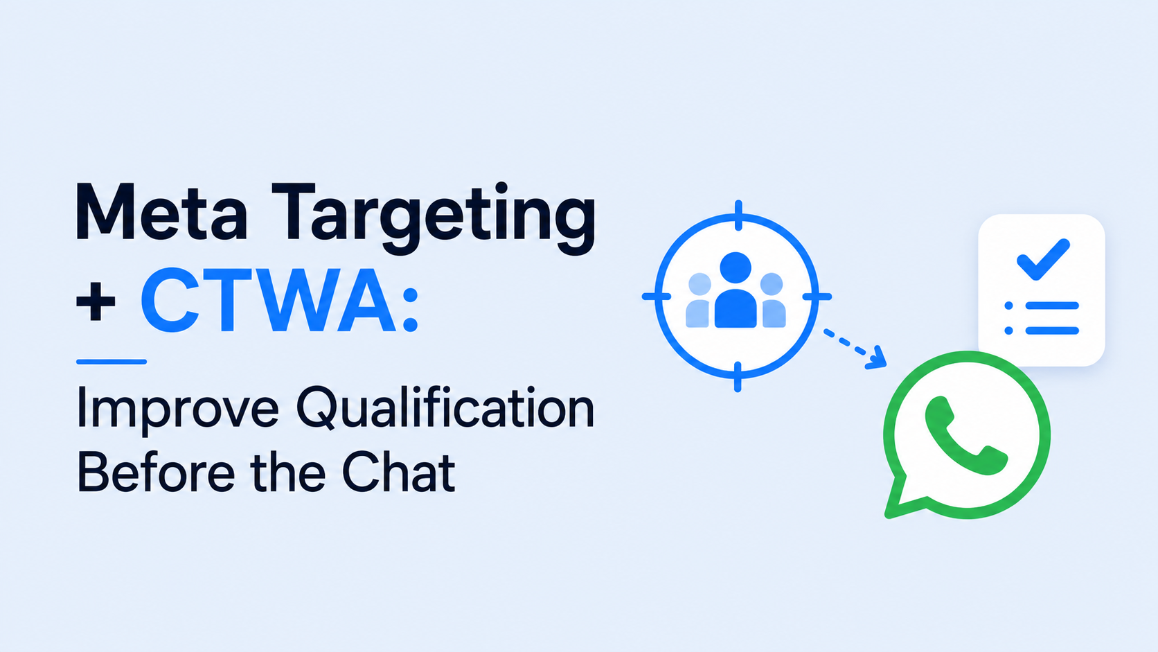 Meta Targeting + CTWA: Improve Qualification Before the Chat