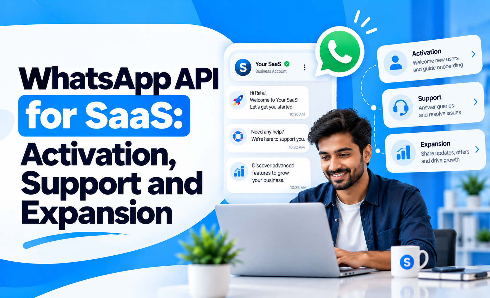WhatsApp API for SaaS: Activation, Support and Expansion
